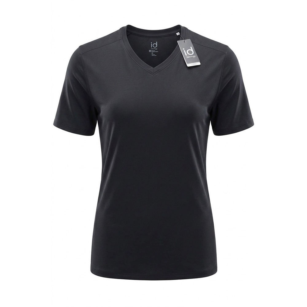 Ideology Mens RapiDry Performance Tee Deep Black V-Neck Shirt LT 100142117MN